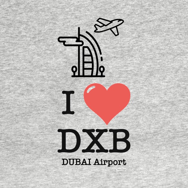 I love/like DXB Dubai airport by Woohoo